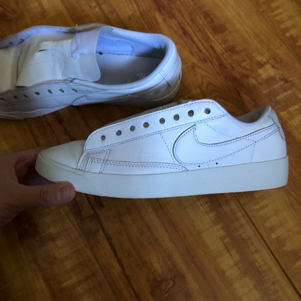 Nike blazer low leather white